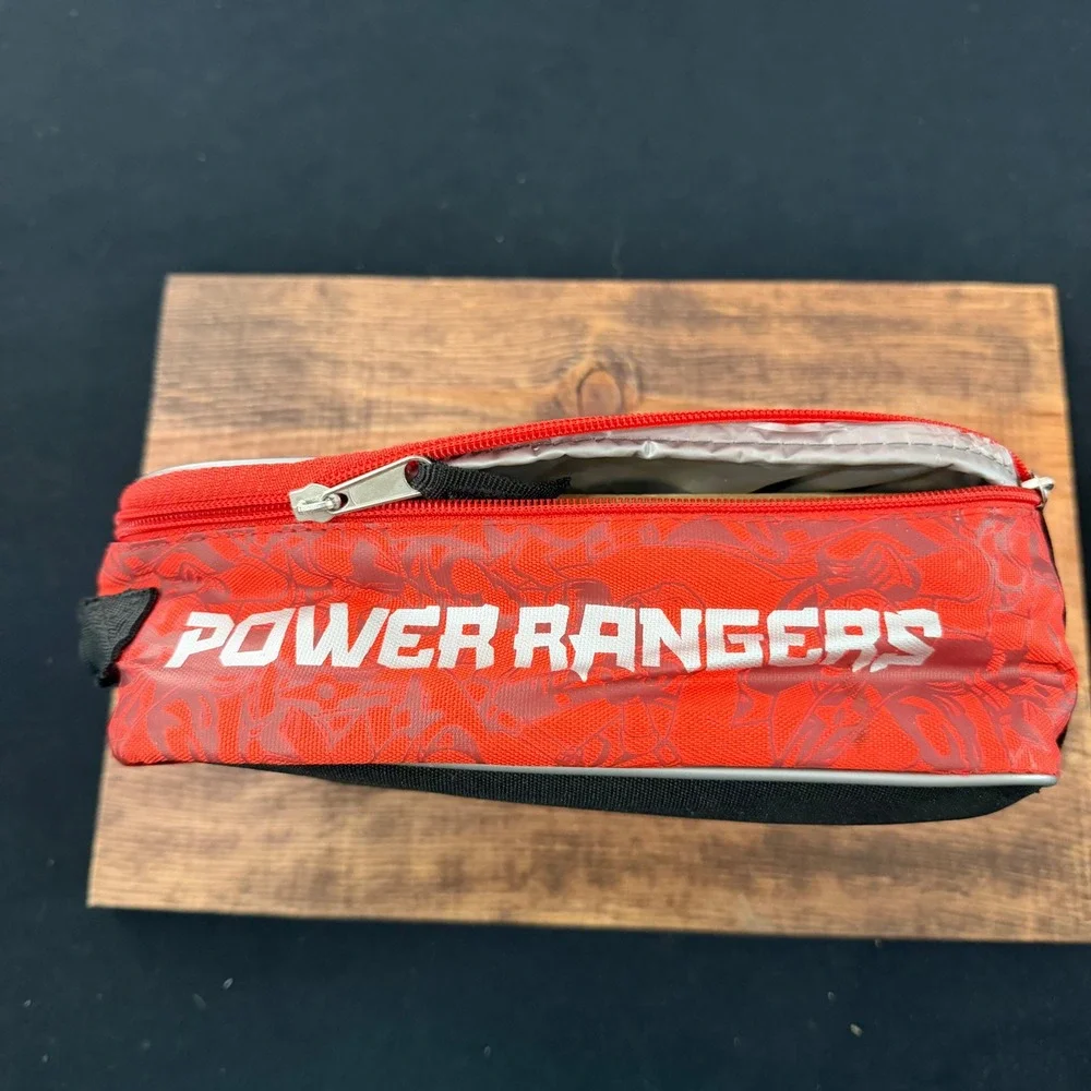 Power Rangers Ninja Steel Insulated Lunch Bag Red Blue Yellow 3D Graphic 2017